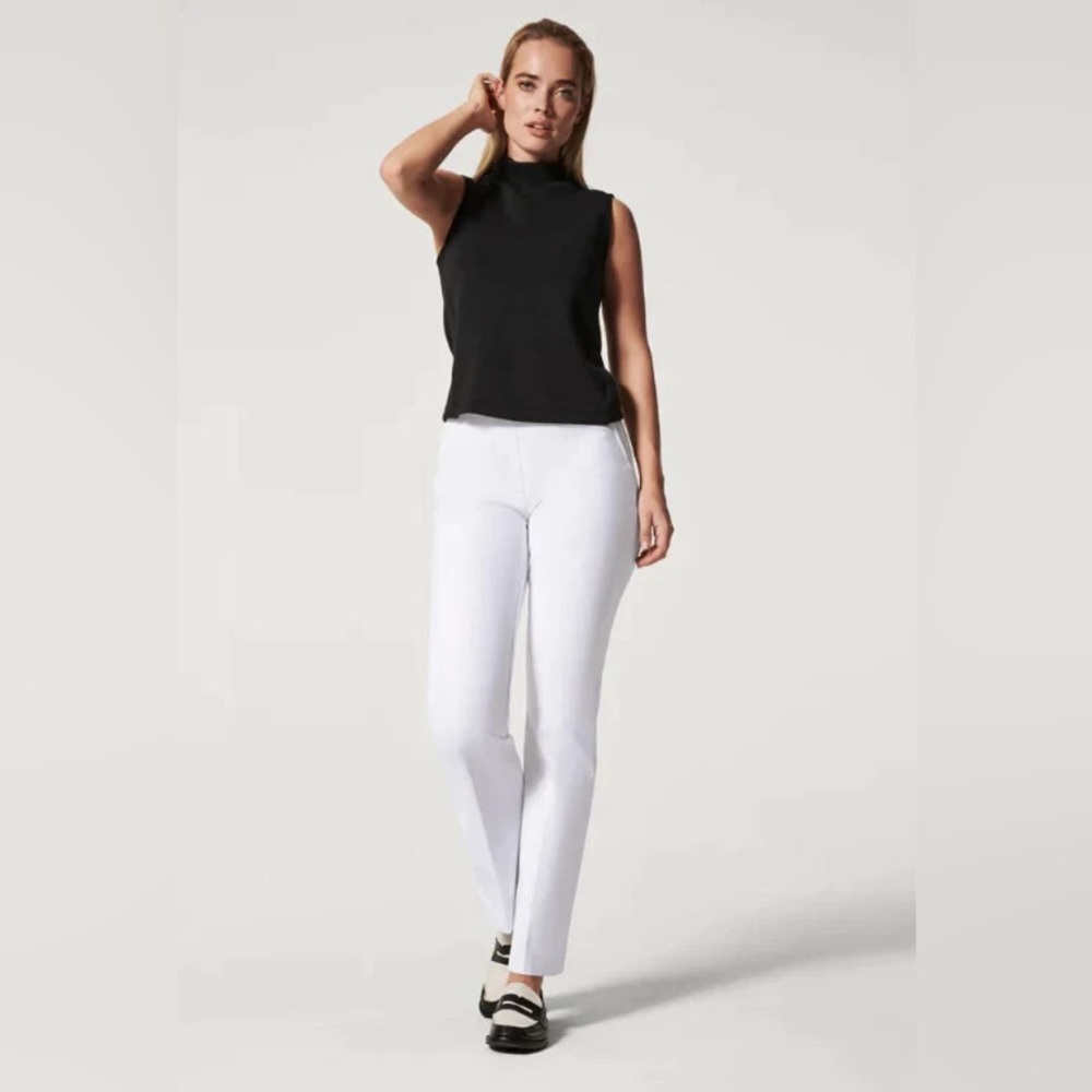 SPANX White On The Go Kick Flare Pants Ultimate Opacity Technology Size XL